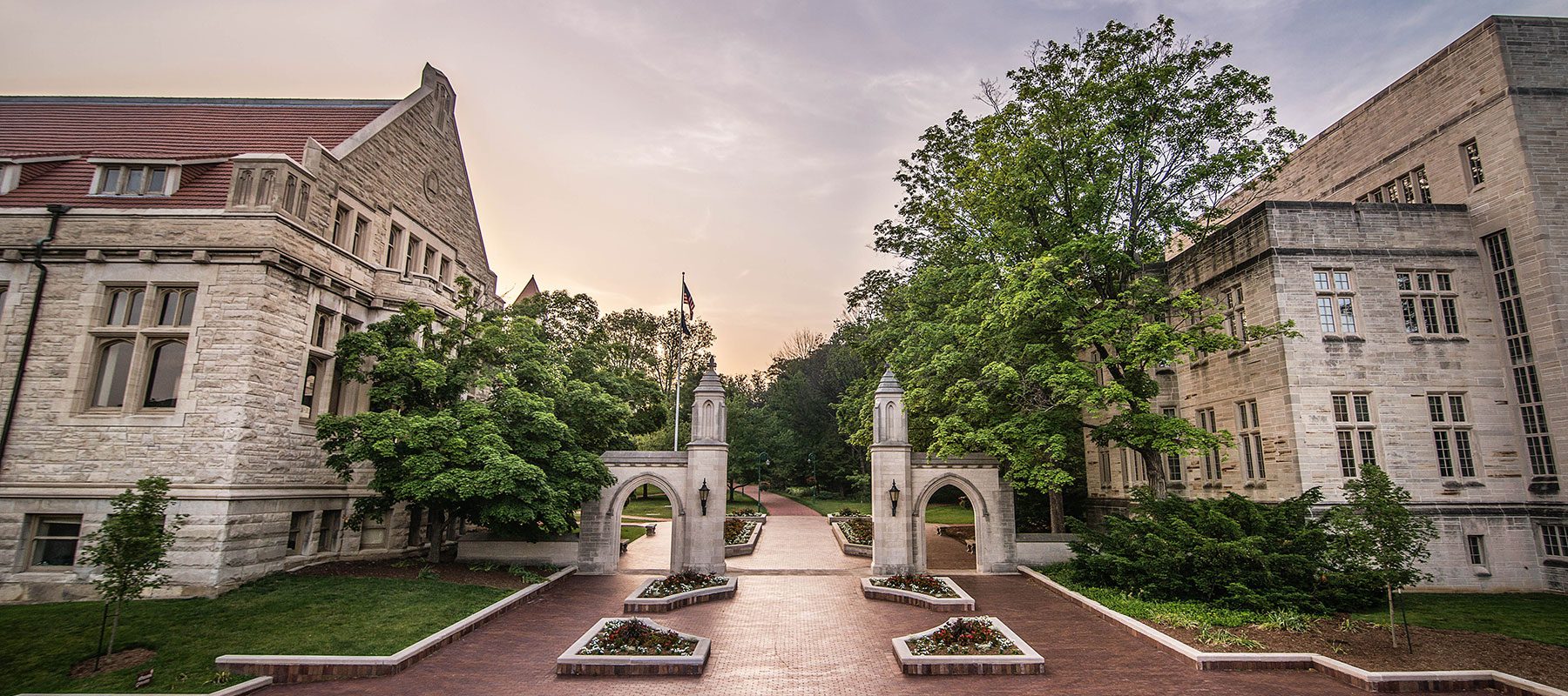Sample Gates at Indiana University in Bloomington, Indiana