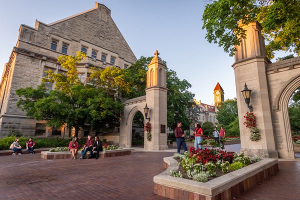 Sample Gates on Indiana University's Campus in Bloomington, Indiana