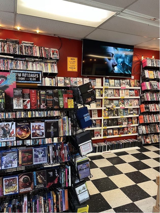 Hundreds of cult films and obscure titles available for rent at Vulture Video in Bloomington, Indiana