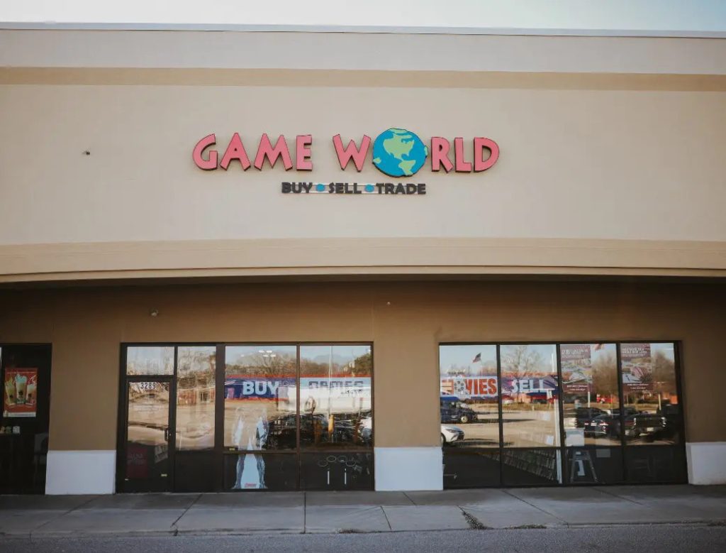 Game World video game store located at 3289 W. 3rd St., in Bloomington, Indiana